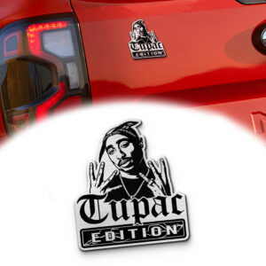 Tupac Edition Laser Engraved Car Emblem Ver 2