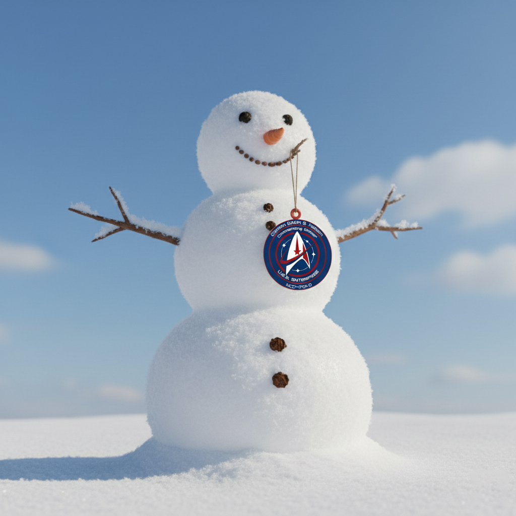 Personalized Starfleet Command Federation Ornament 6 Personalized Starfleet Command Federation Ornament - Image 6