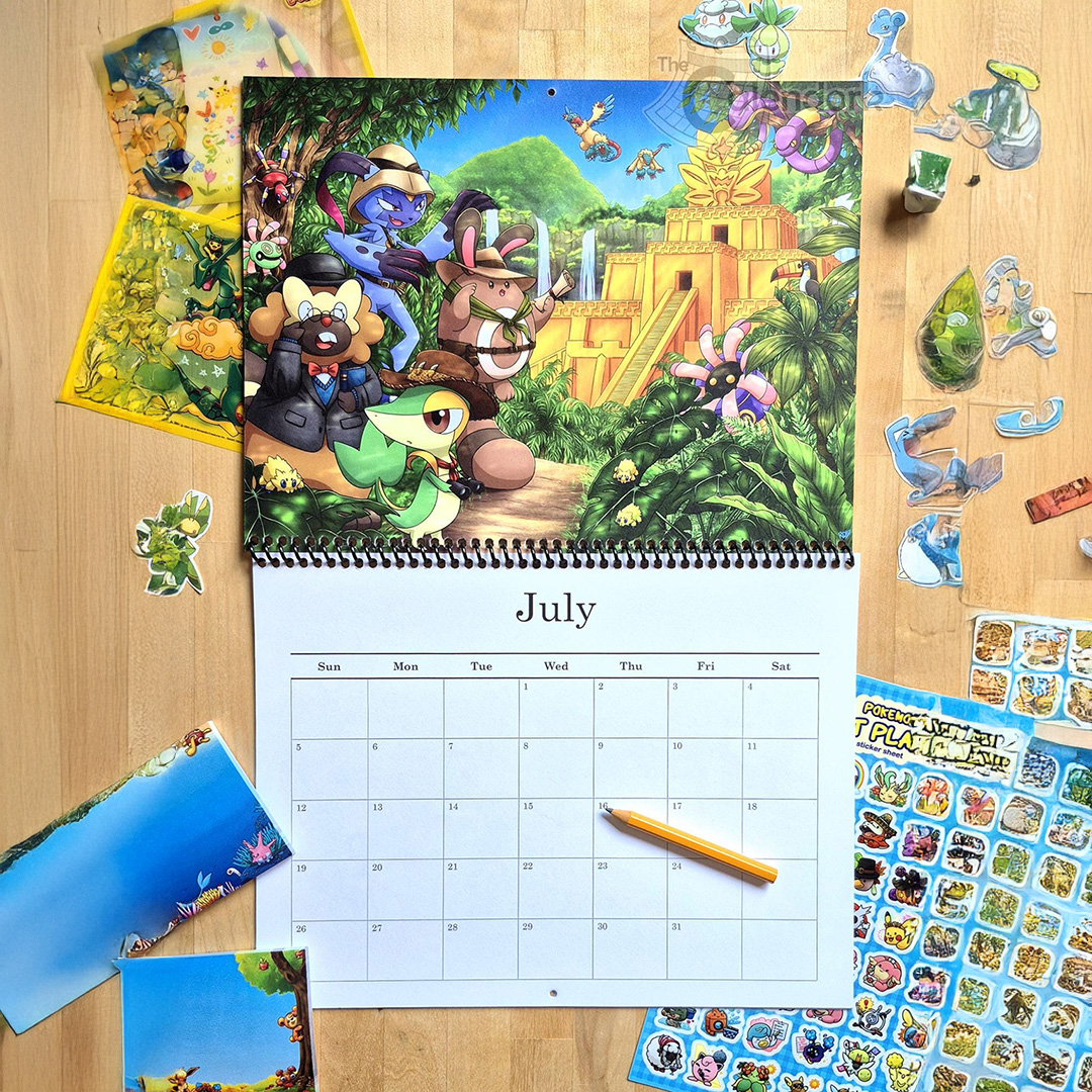 2026 Poke Wall Calendar – Anime Creature Artwork 3 2026 Poke Wall Calendar – Anime Creature Artwork - Image 3