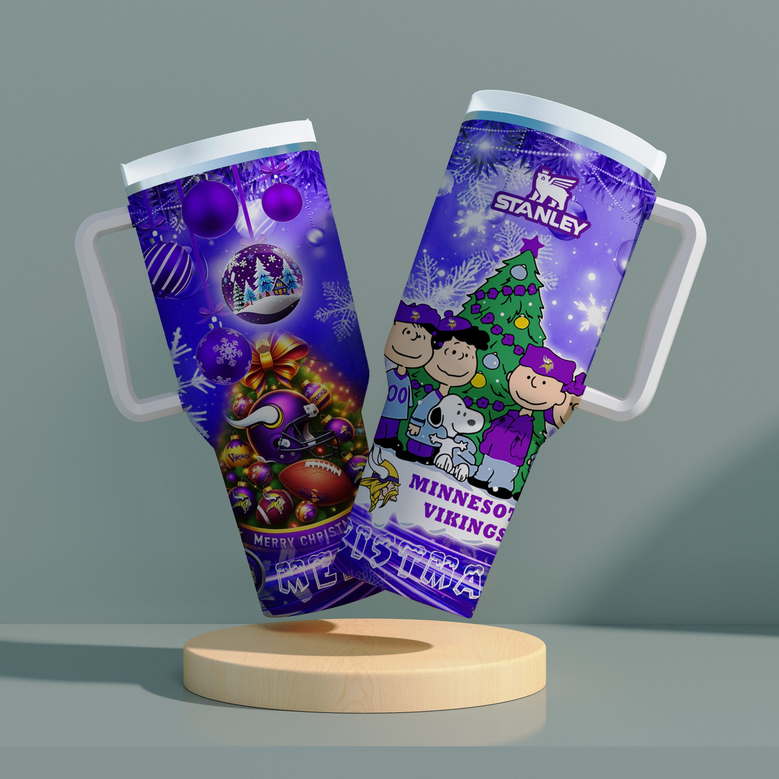 Minnesota Vikings x Snoopy Christmas Stanley Tumbler 2025 – Limited Holiday Edition 1 Minnesota Vikings x Snoopy Christmas Stanley Tumbler 2025 – Limited Holiday Edition