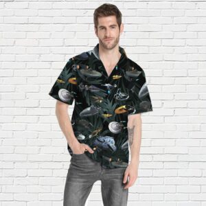 Star Trek 3D Spaceship Hawaiian Shirt