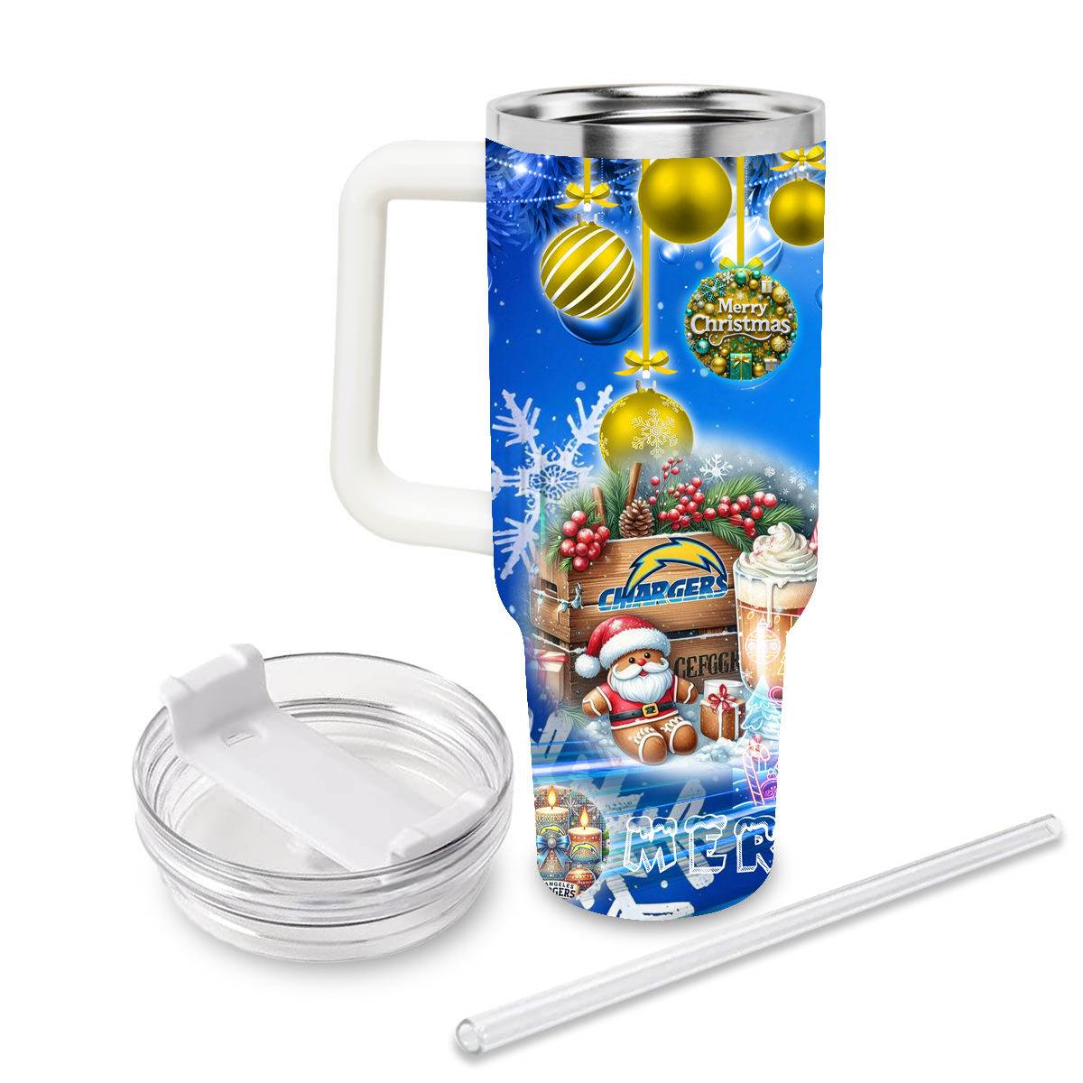 Los Angeles Chargers x Snoopy Christmas Stanley Tumbler 2025 – Limited Holiday Edition 3 Los Angeles Chargers x Snoopy Christmas Stanley Tumbler 2025 – Limited Holiday Edition - Image 3