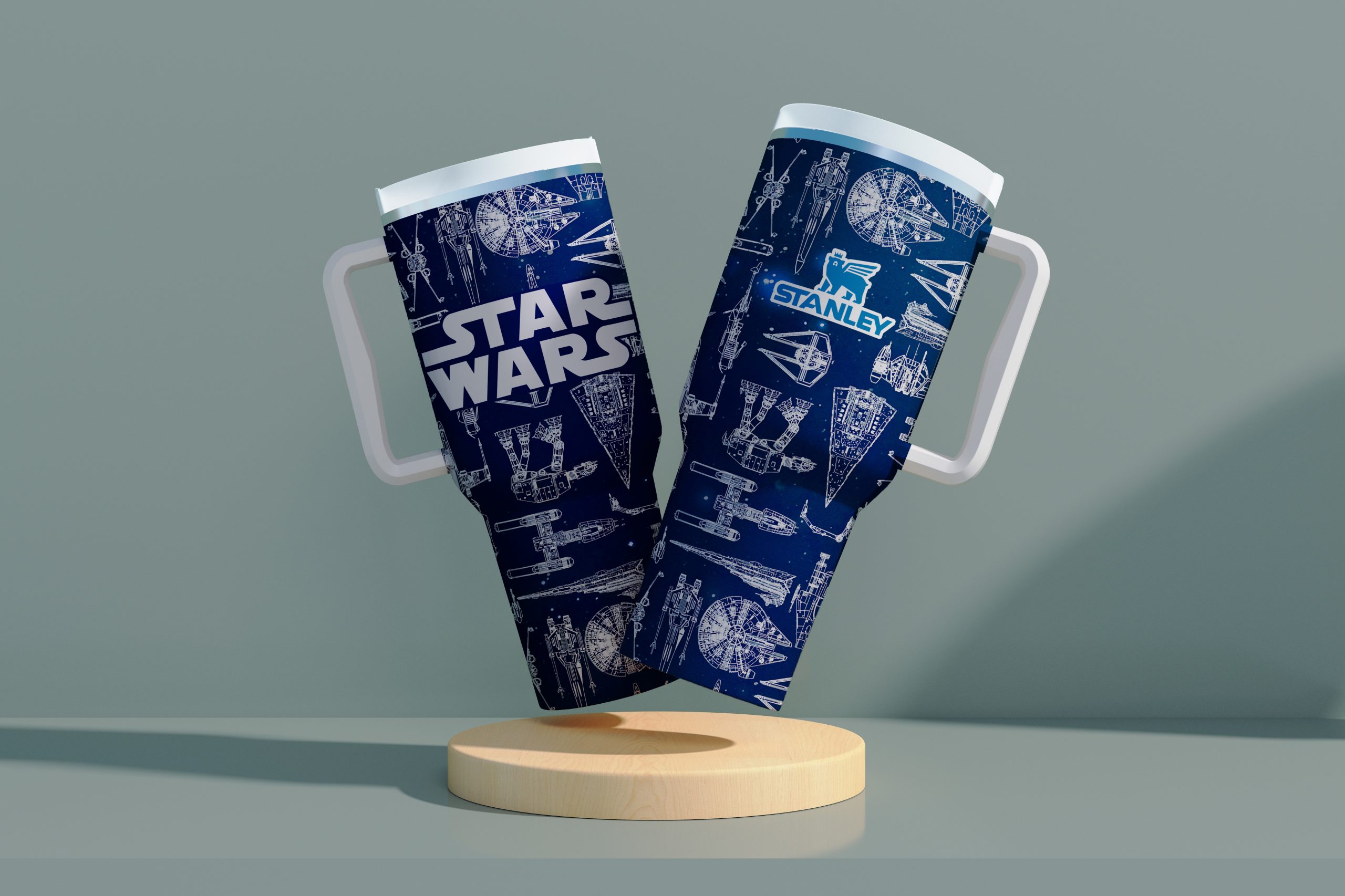 Star Wars Spaceship Blueprints Stanley Tumbler 1 Star Wars Spaceship Blueprints Stanley Tumbler