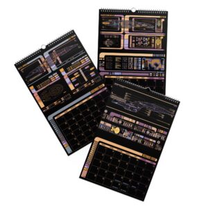 Star Trek LCARS 2026 Wall Calendar