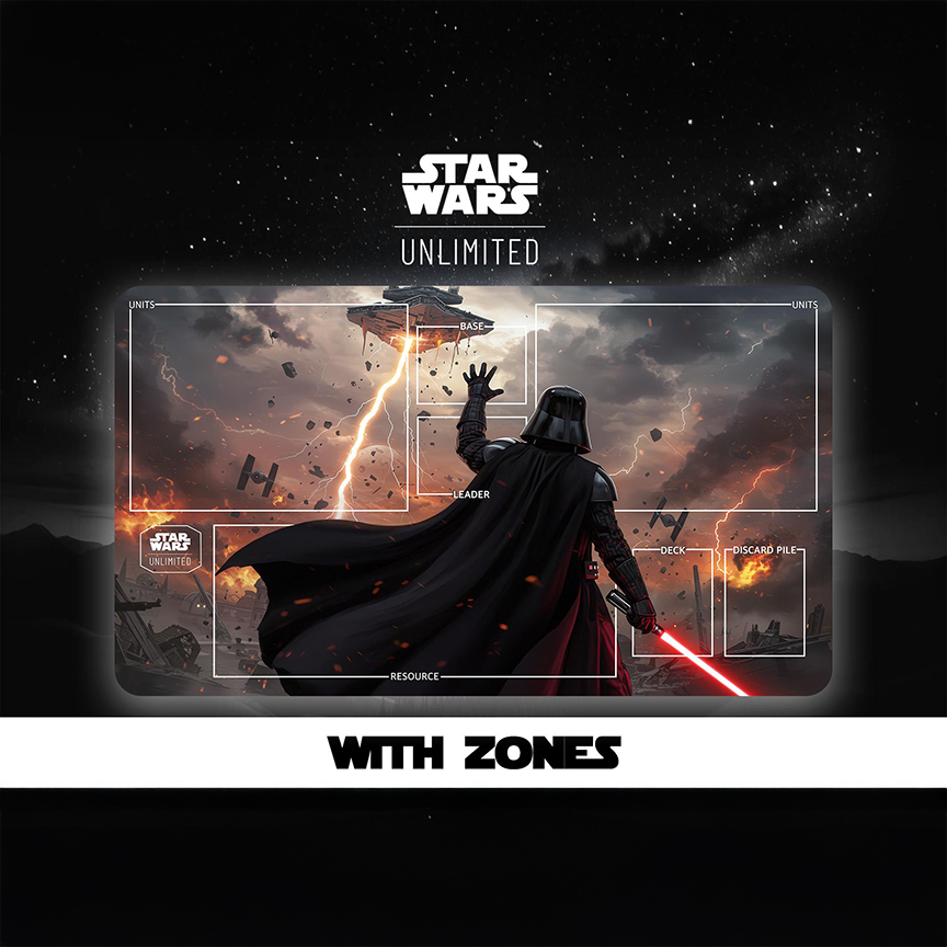 Playmat TCG Star Wars Unlimited Darth Vader 4 Playmat TCG Star Wars Unlimited Darth Vader - Image 4
