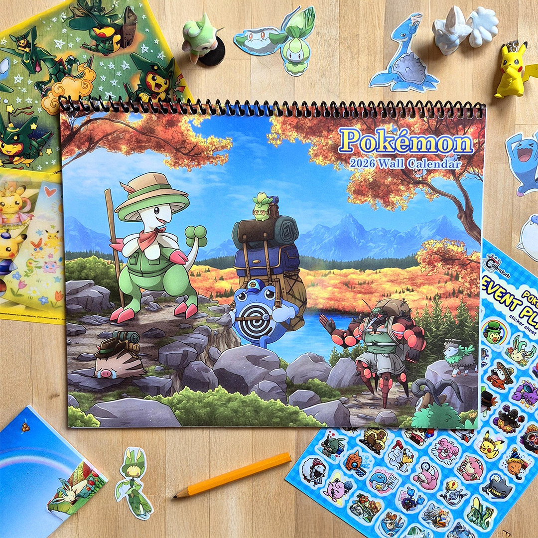 2026 Poke Wall Calendar – Anime Creature Artwork 4 2026 Poke Wall Calendar – Anime Creature Artwork - Image 4
