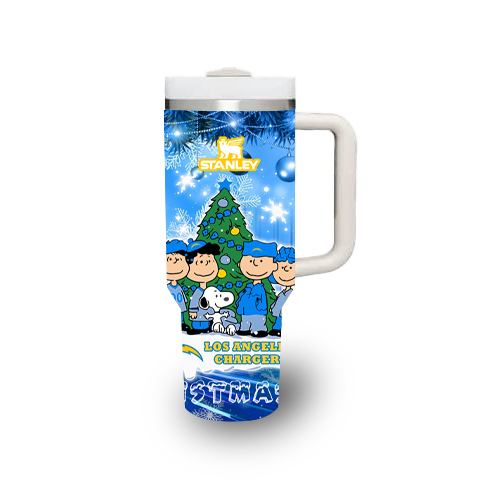 Los Angeles Chargers x Snoopy Christmas Stanley Tumbler 2025 – Limited Holiday Edition 4 Los Angeles Chargers x Snoopy Christmas Stanley Tumbler 2025 – Limited Holiday Edition - Image 4