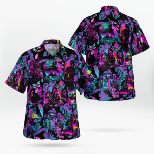 Star Wars Synthwave Hawaiian Shirt