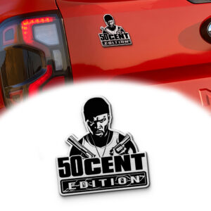 50 Cent Edition Laser Engraved Car Emblem