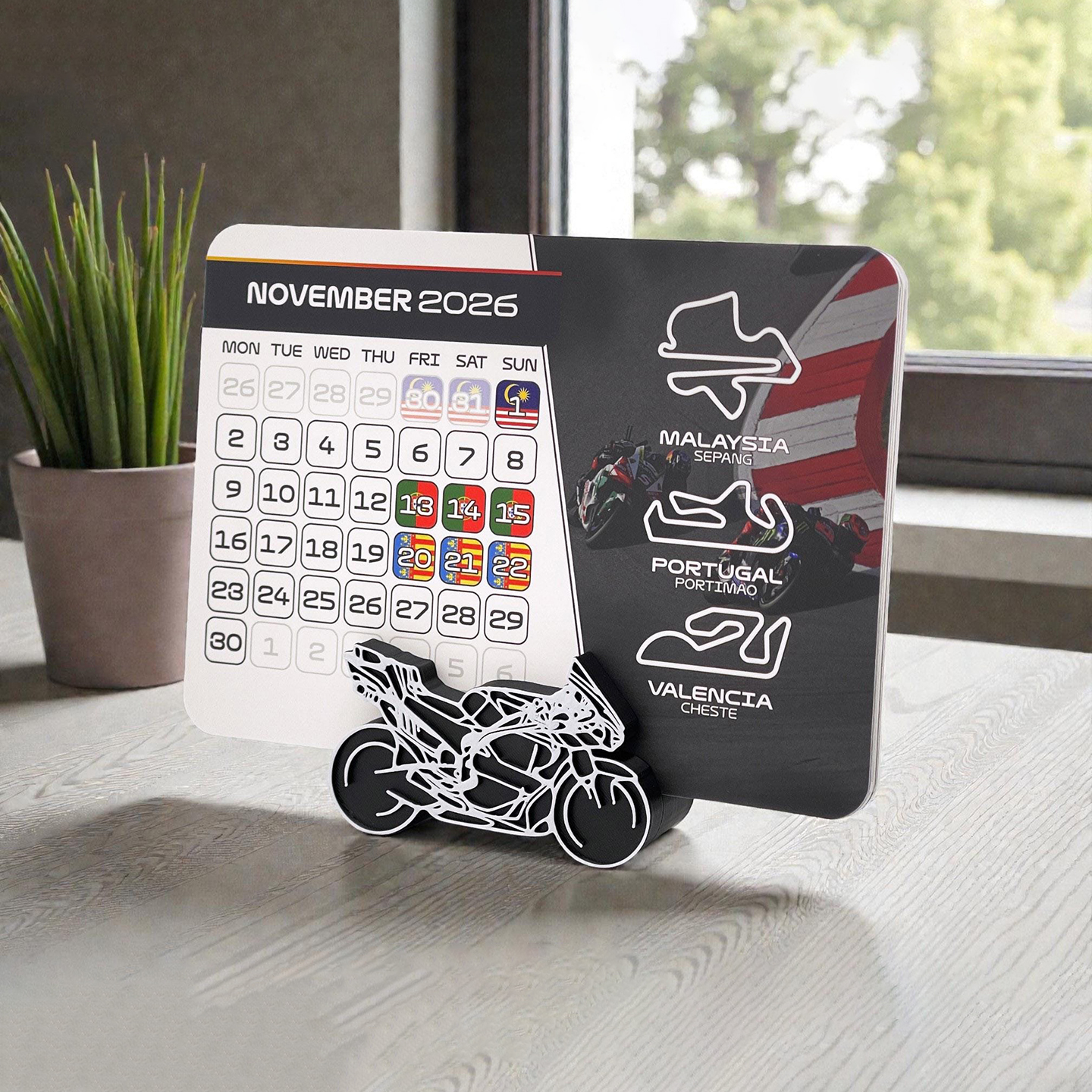 MotoGP 2026 Desktop Calendar – Race Schedule 7 MotoGP 2026 Desktop Calendar – Race Schedule - Image 7