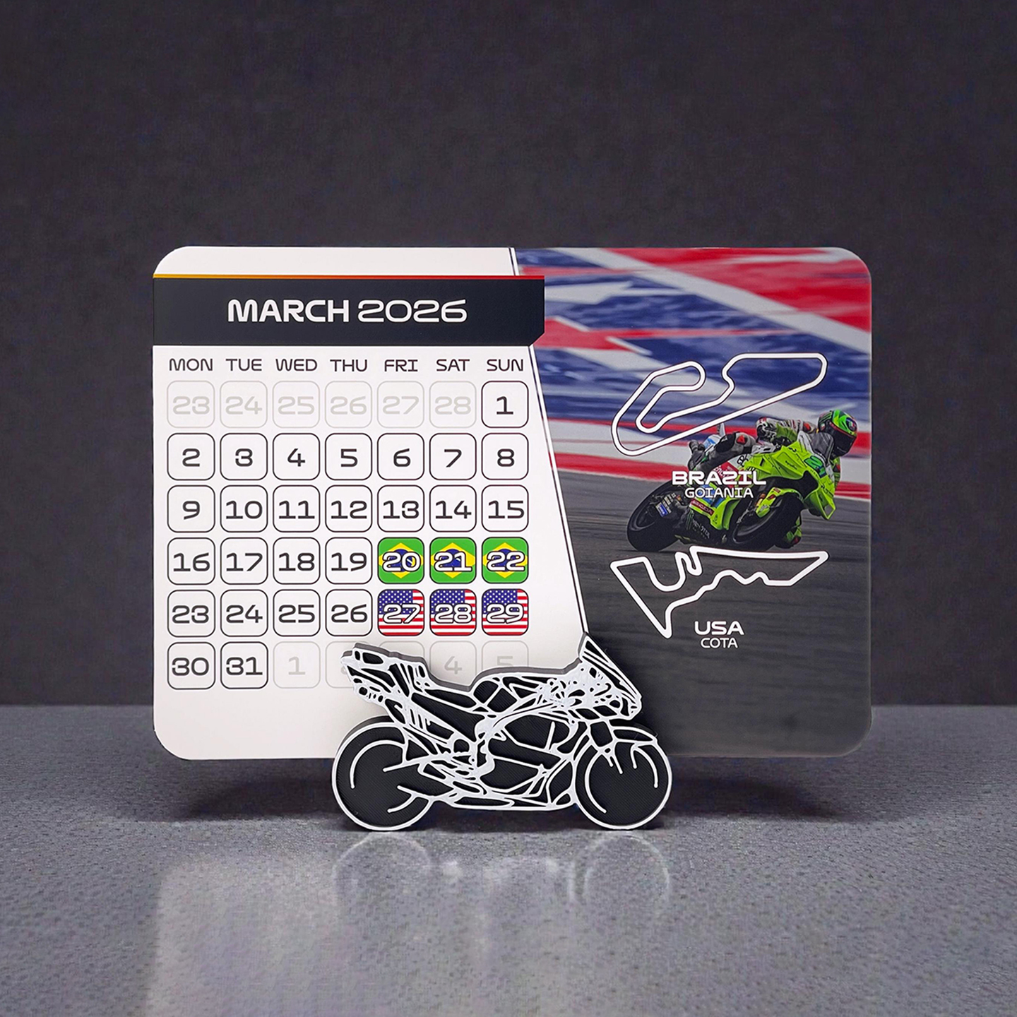 MotoGP 2026 Desktop Calendar – Race Schedule 8 MotoGP 2026 Desktop Calendar – Race Schedule - Image 8