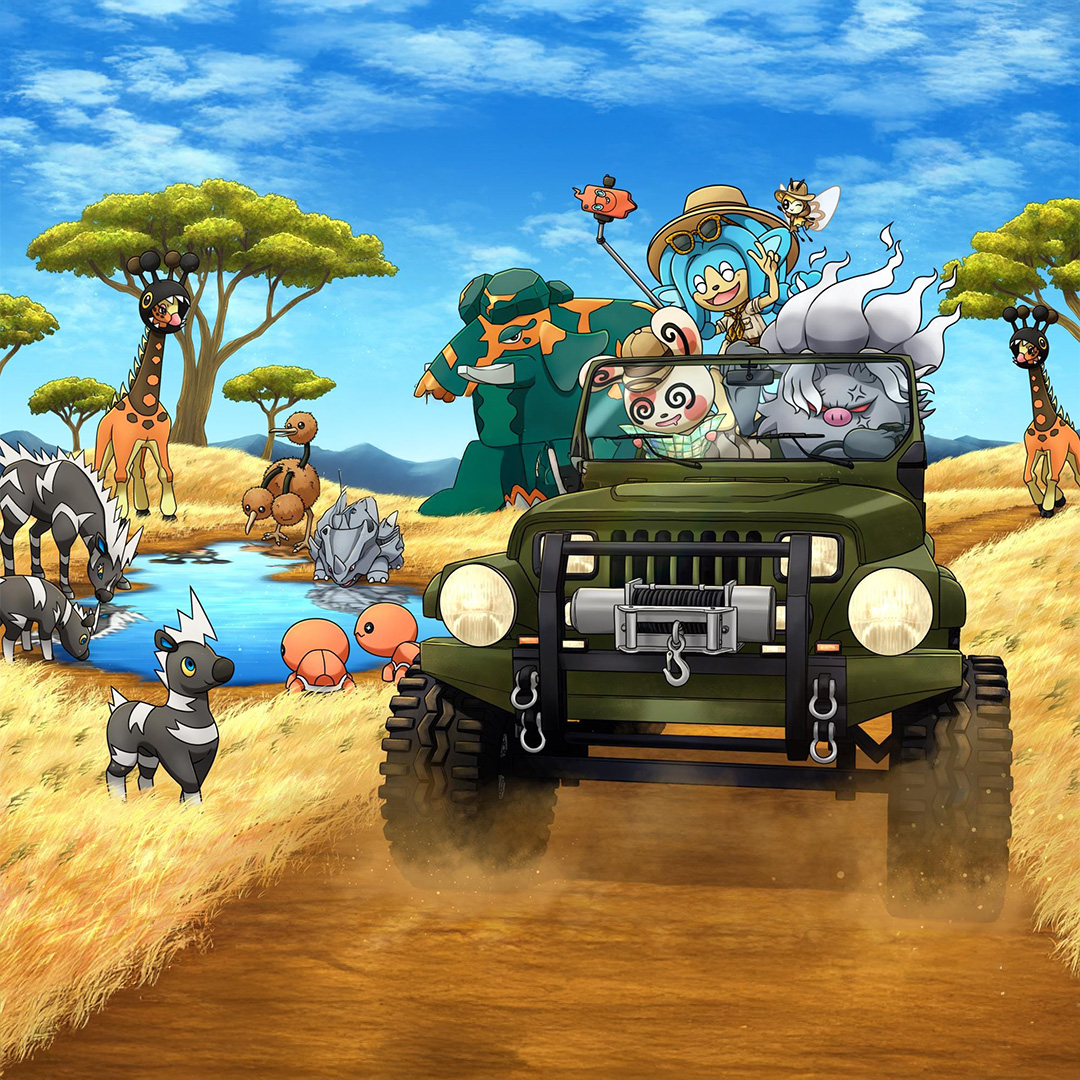 2026 Poke Wall Calendar – Anime Creature Artwork 7 2026 Poke Wall Calendar – Anime Creature Artwork - Image 7