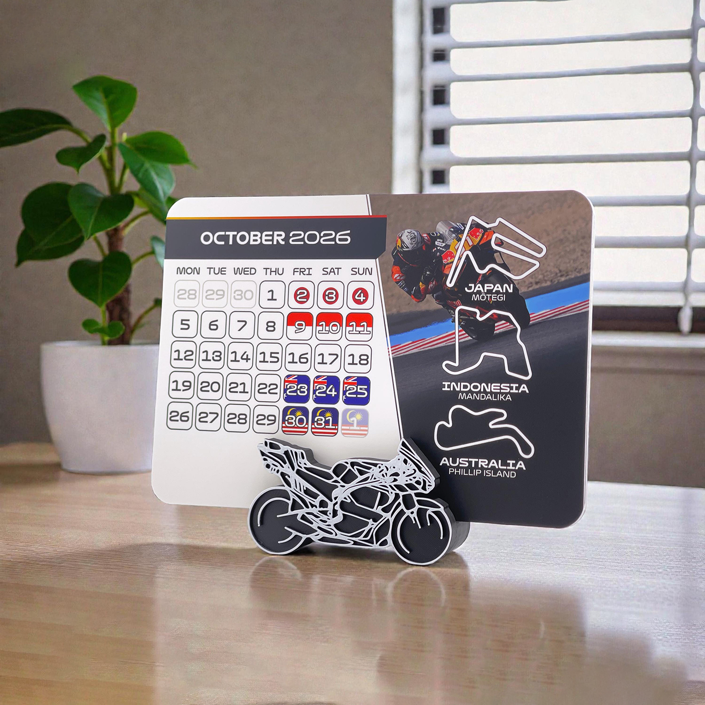 MotoGP 2026 Desktop Calendar – Race Schedule 1 MotoGP 2026 Desktop Calendar – Race Schedule