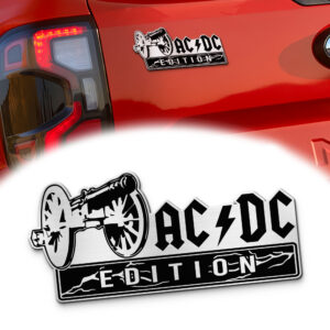 AC/DC Canon Version Laser Engraved Car Emblem