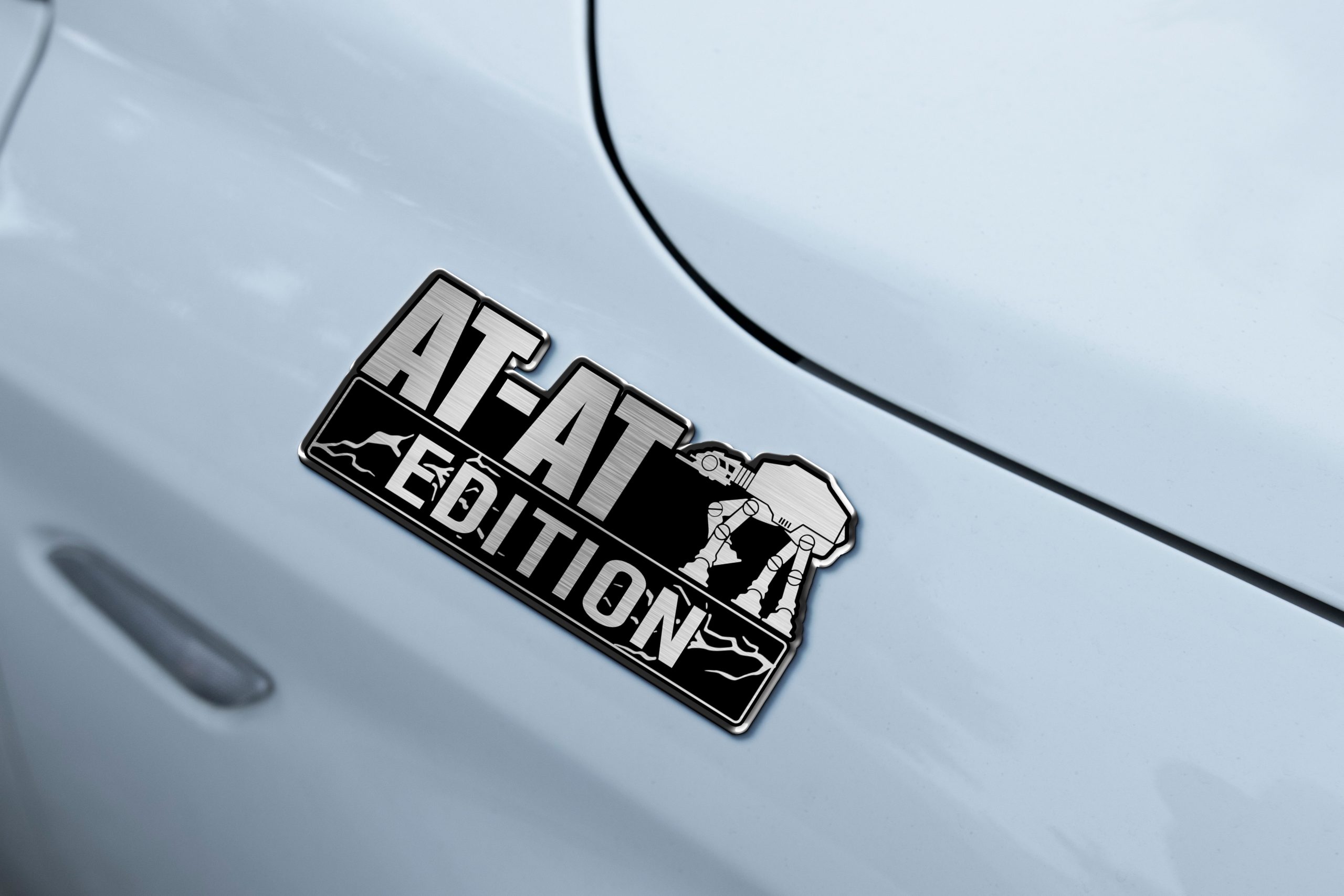 AT-AT Edition Laser-Engraved Car Badge 6 AT-AT Edition Laser-Engraved Car Badge - Image 6
