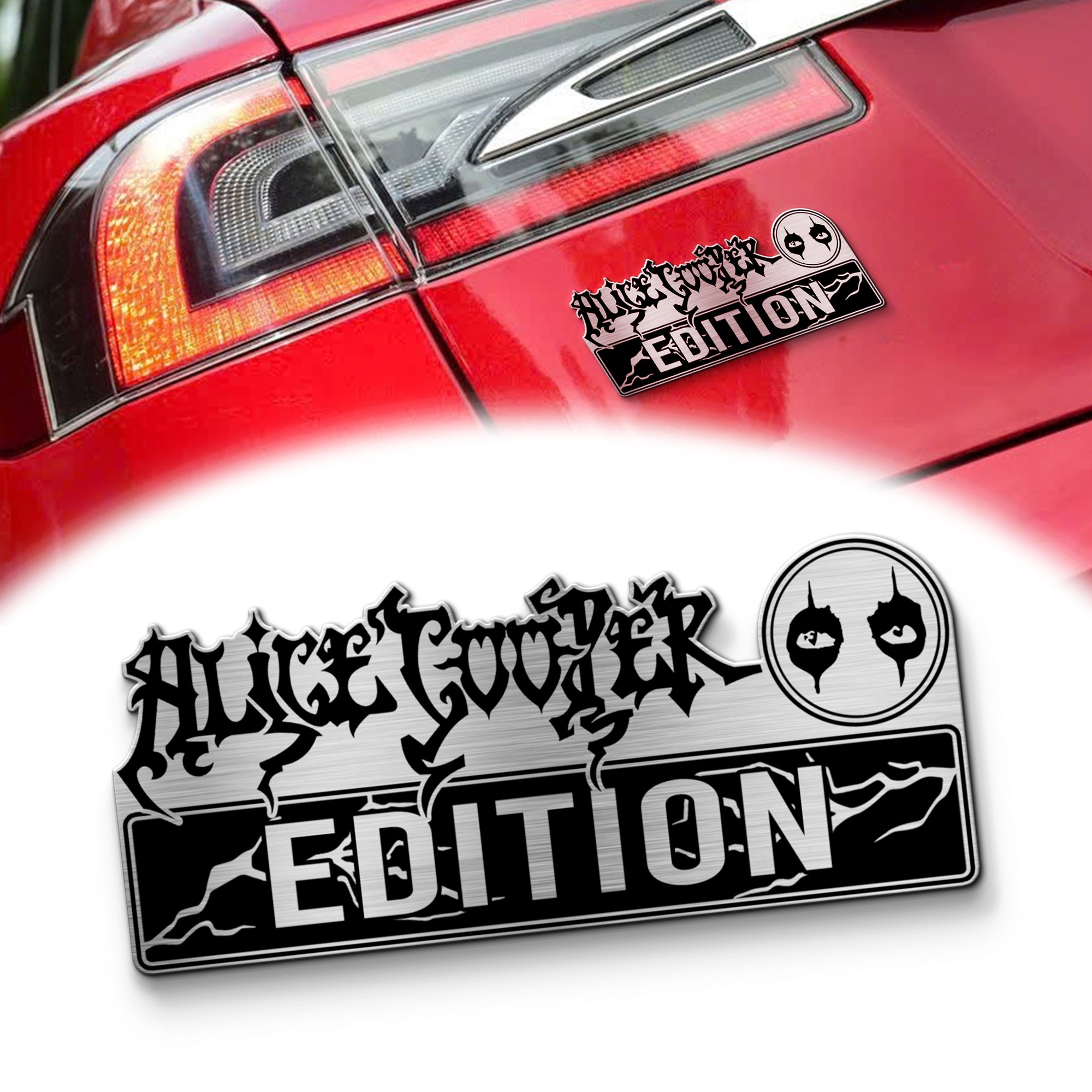Alice Cooper Edition Laser Engraved Car Name Emblem 1 Alice Cooper Edition Laser Engraved Car Name Emblem