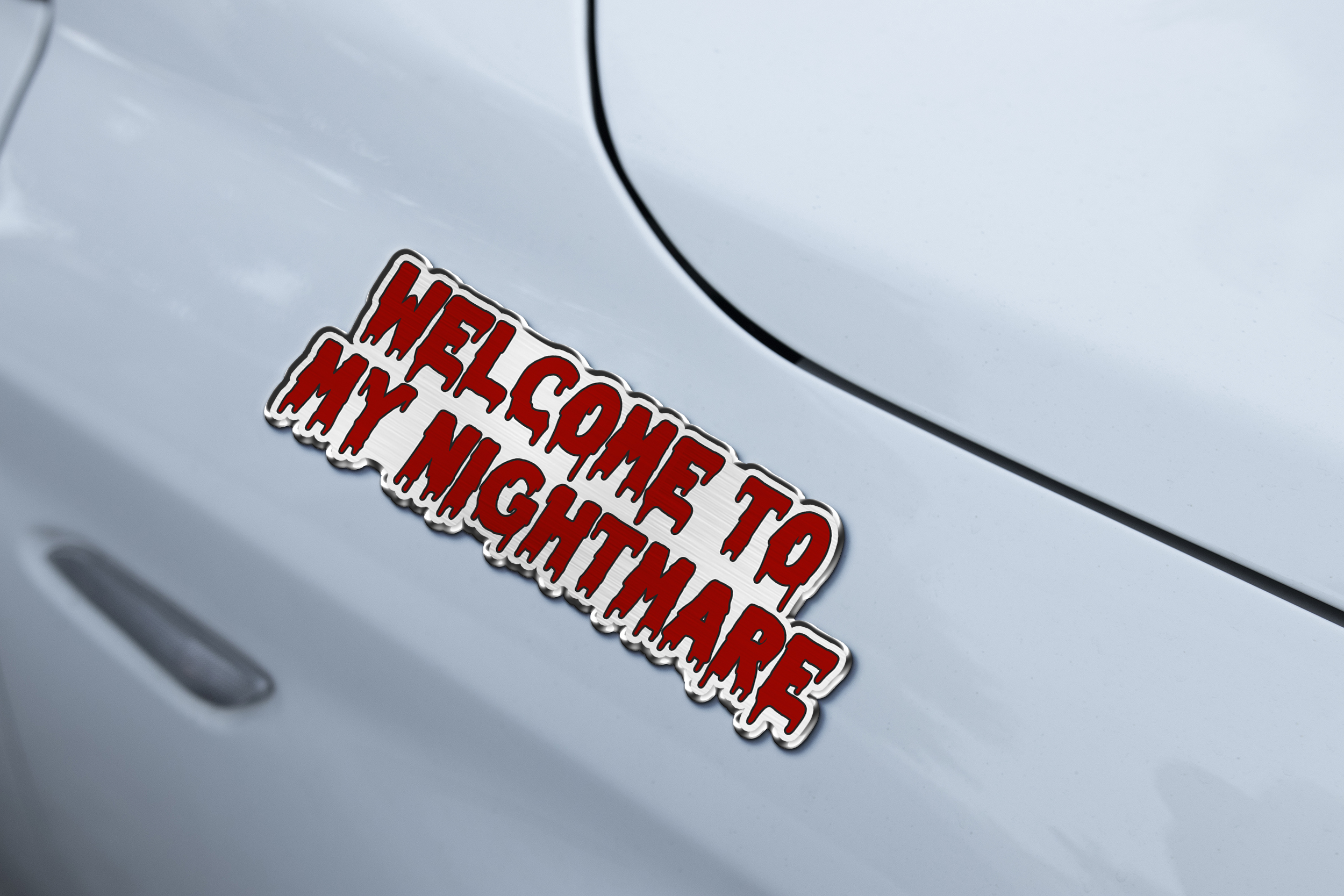 Alice Cooper Iconic Quote Edition Laser Engraved Car Emblem 6 Alice Cooper Iconic Quote Edition Laser Engraved Car Emblem - Image 6