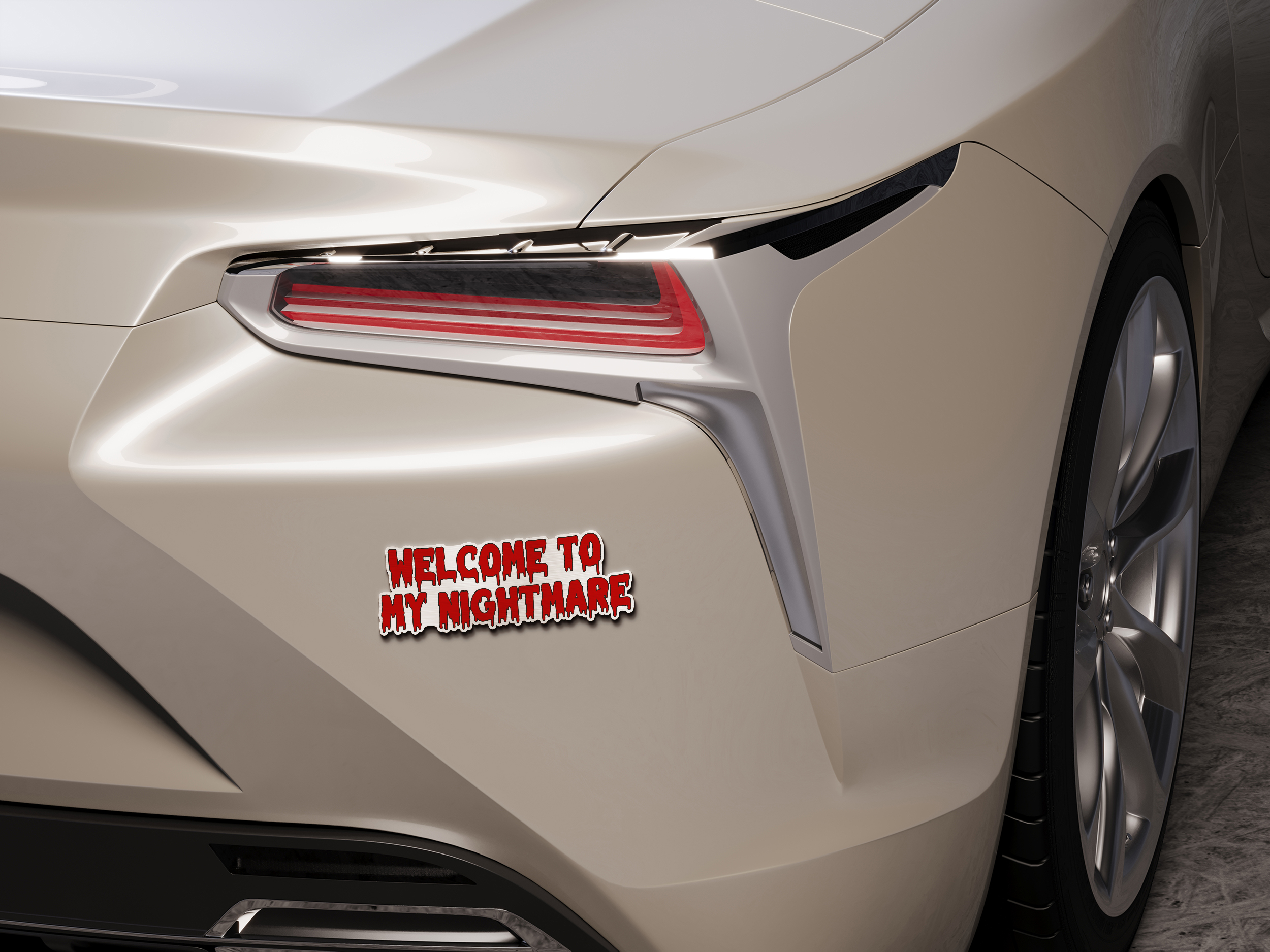 Alice Cooper Iconic Quote Edition Laser Engraved Car Emblem 3 Alice Cooper Iconic Quote Edition Laser Engraved Car Emblem - Image 3