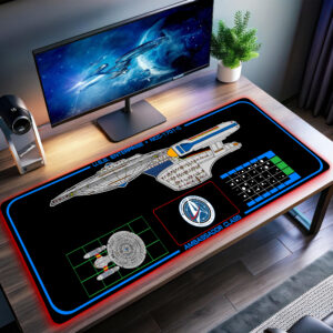 Star Trek Ambassador Class LCARS Desk Mat