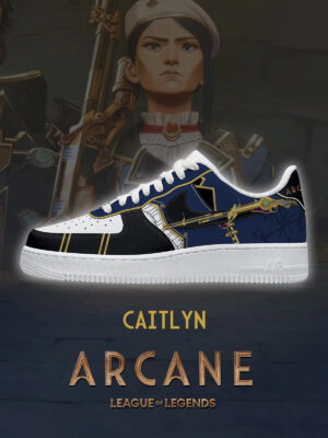 Arcane Caitlyn Air Force 1 Shoes Sneakers