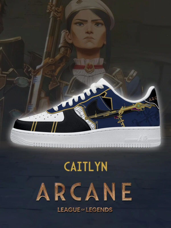 Arcane Caitlyn Air Force 1 Shoes Sneakers