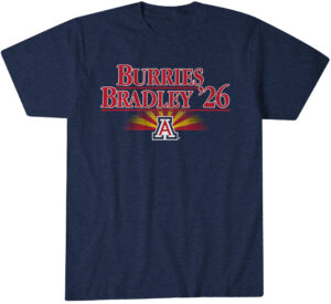 Arizona Basketball Brayden Burries-Jaden Bradley '26 T-Shirt