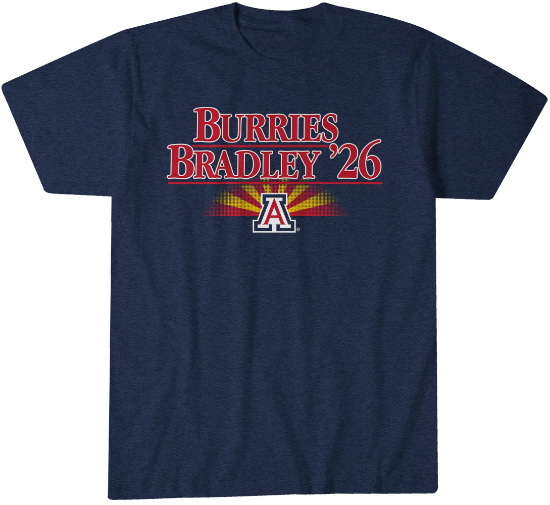 Arizona Basketball Brayden Burries-Jaden Bradley '26 T-Shirt 1 Arizona Basketball Brayden Burries-Jaden Bradley '26 T-Shirt