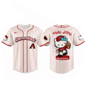 Arizona Diamondbacks Major League Baseball 2026 Hello Kitty Baseball Jersey