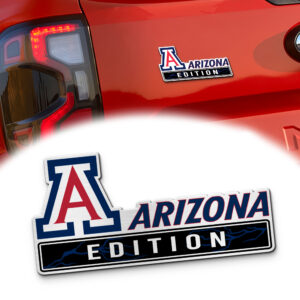 Arizona Wildcats Edition Acrylic Car Name Emblem