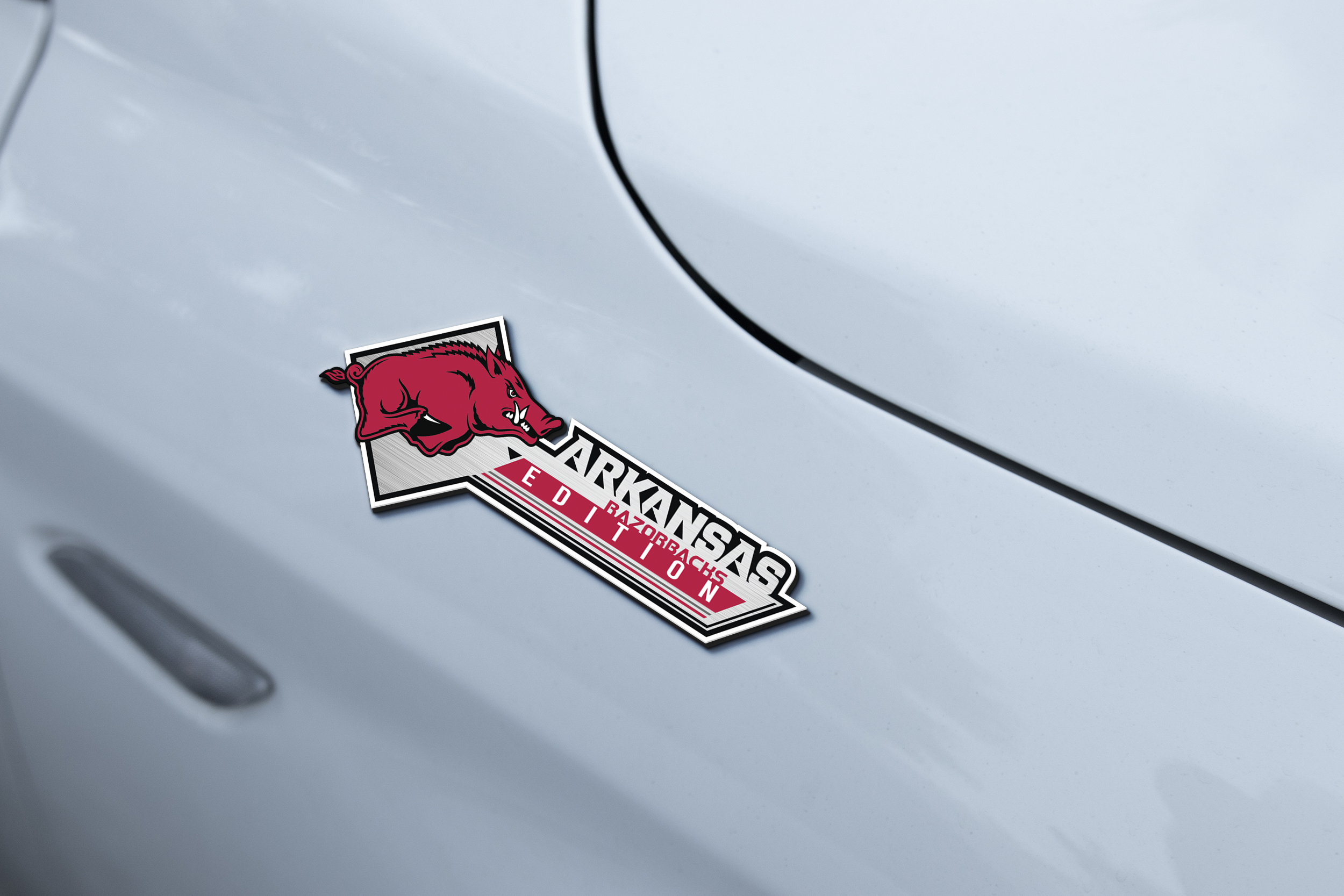 Arkansas Razorbacks Tide Edition Acrylic Car Emblem 5 Arkansas Razorbacks Tide Edition Acrylic Car Emblem - Image 5