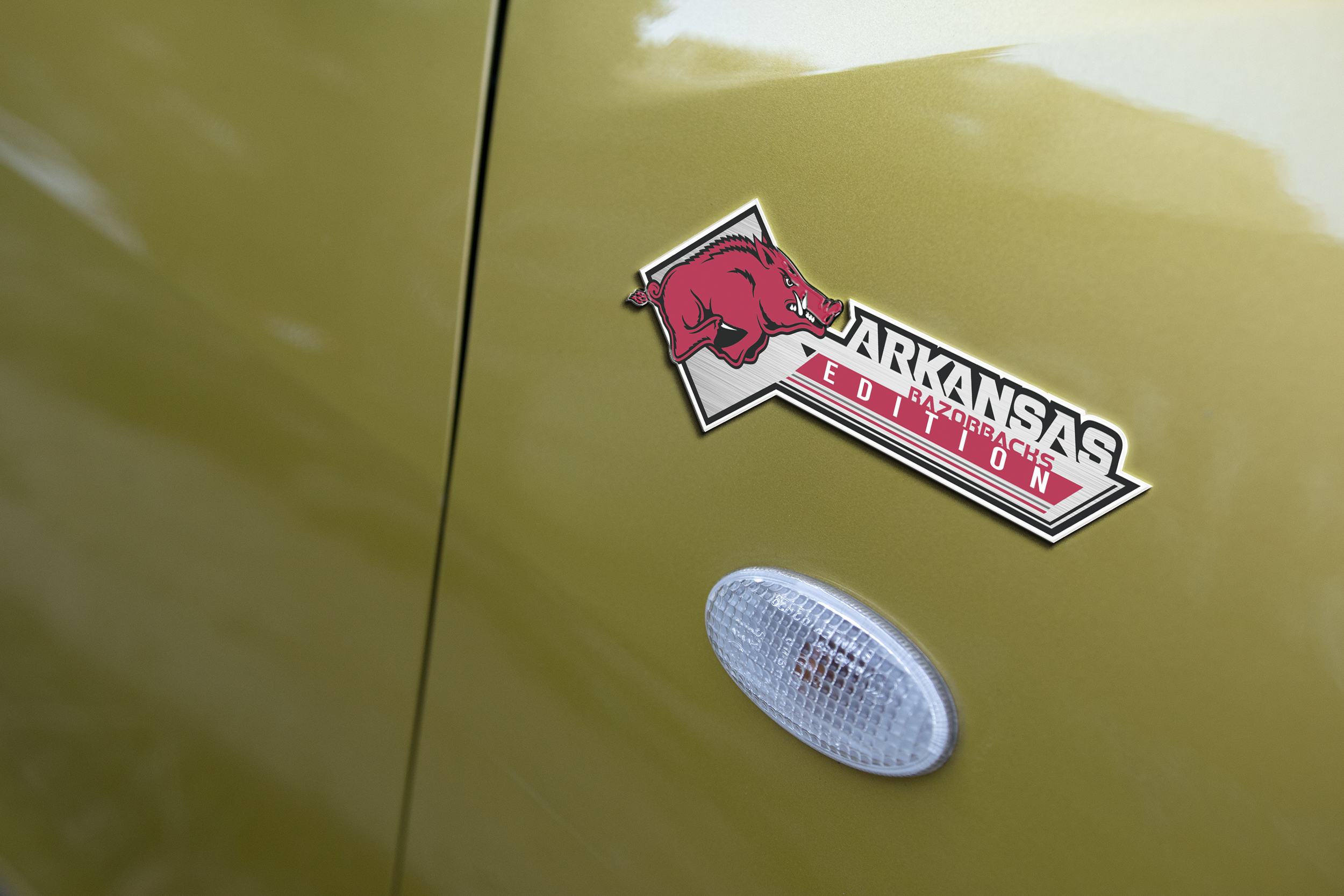 Arkansas Razorbacks Tide Edition Acrylic Car Emblem 6 Arkansas Razorbacks Tide Edition Acrylic Car Emblem - Image 6
