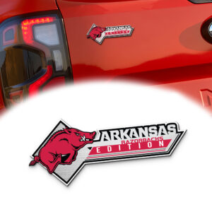 Arkansas Razorbacks Tide Edition Acrylic Car Emblem