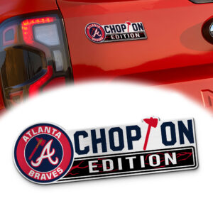Atlanta Braves Edition Car Emblem