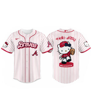 Atlanta Braves Major League Baseball 2026 Hello Kitty Baseball Jersey