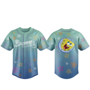 Atlanta Braves Spongebob Squarepants Night 2026 Baseball Jersey