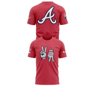 Atlanta Braves Usher 2026 Peace Up A-Town Down T-Shirt