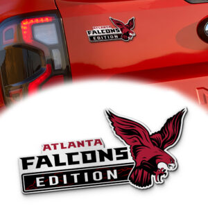 Atlanta Falcons Edition Inspired Laser Engraved Car Emblem Version 1