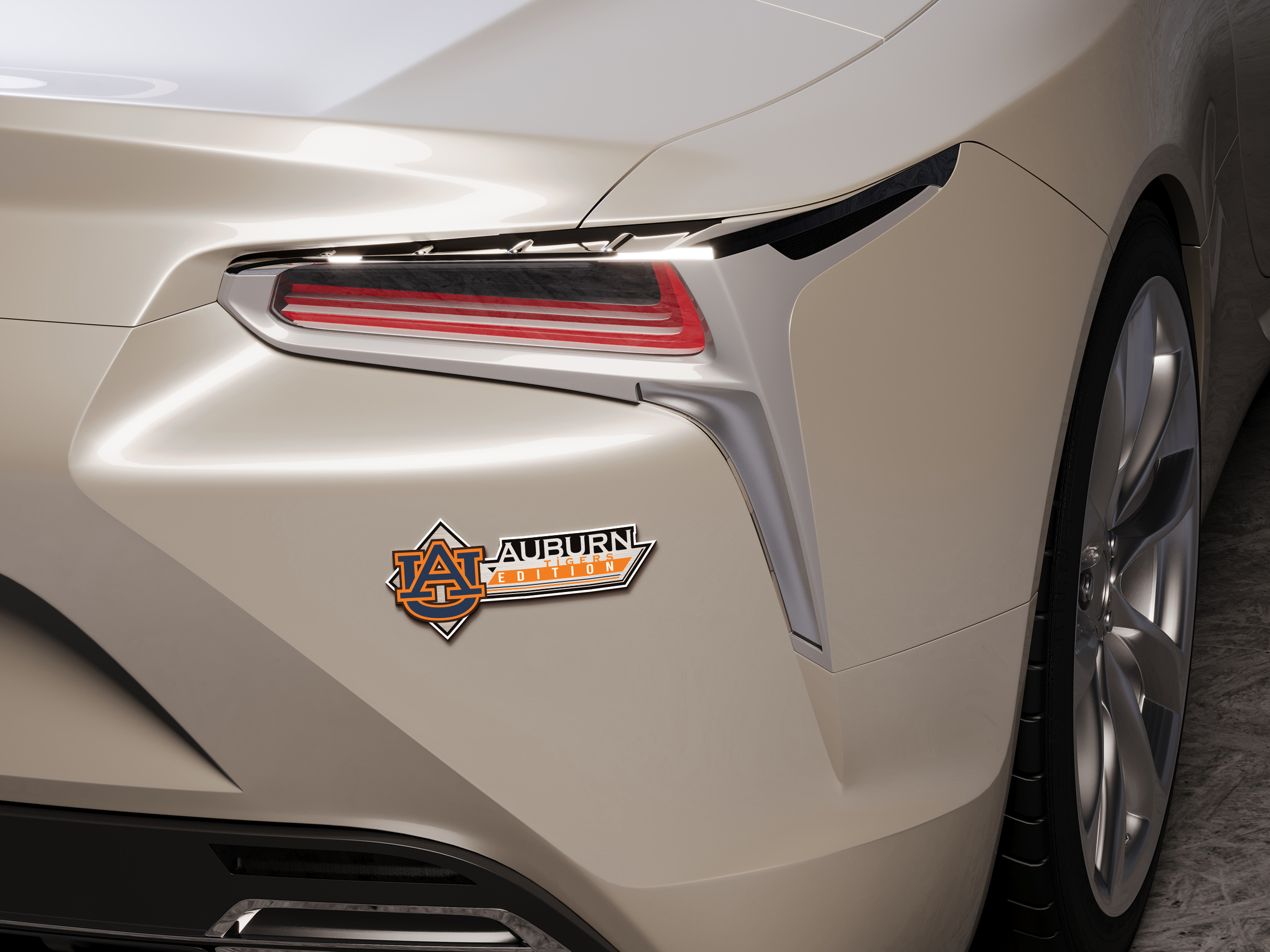 Auburn Tigers Edition Acrylic Car Emblem 3 Auburn Tigers Edition Acrylic Car Emblem - Image 3