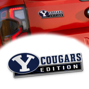 BYU Cougars Edition Acrylic Car Name Emblem