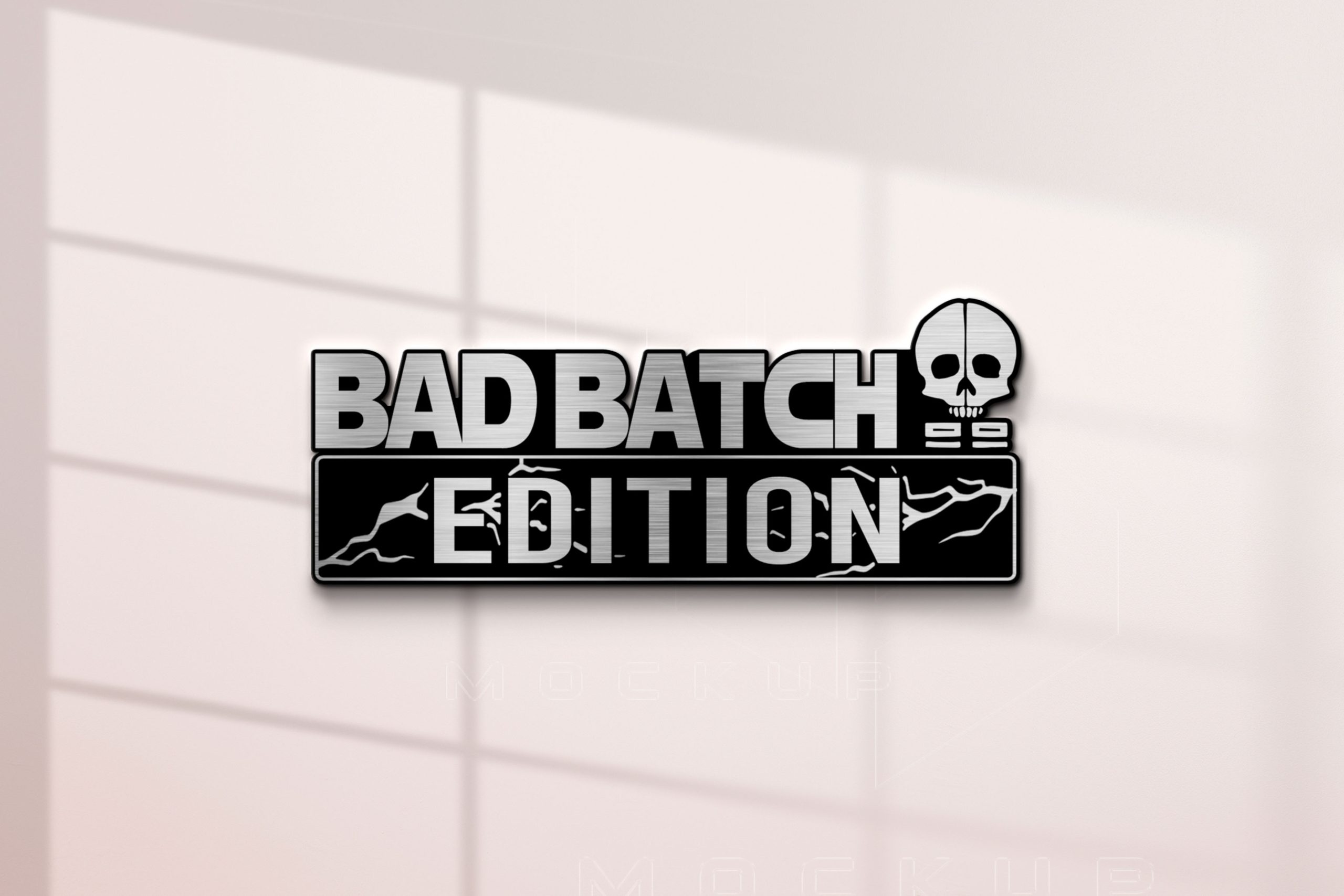 Bad Batch Edition Laser-Engraved Car Badge 3 Bad Batch Edition Laser-Engraved Car Badge - Image 3