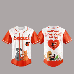 Baltimore Orioles National Love Your Pet Day 2026 Basball Jersey