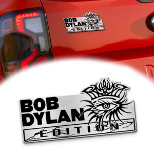 Bob Dylan Edition Acrylic Car Name Emblem