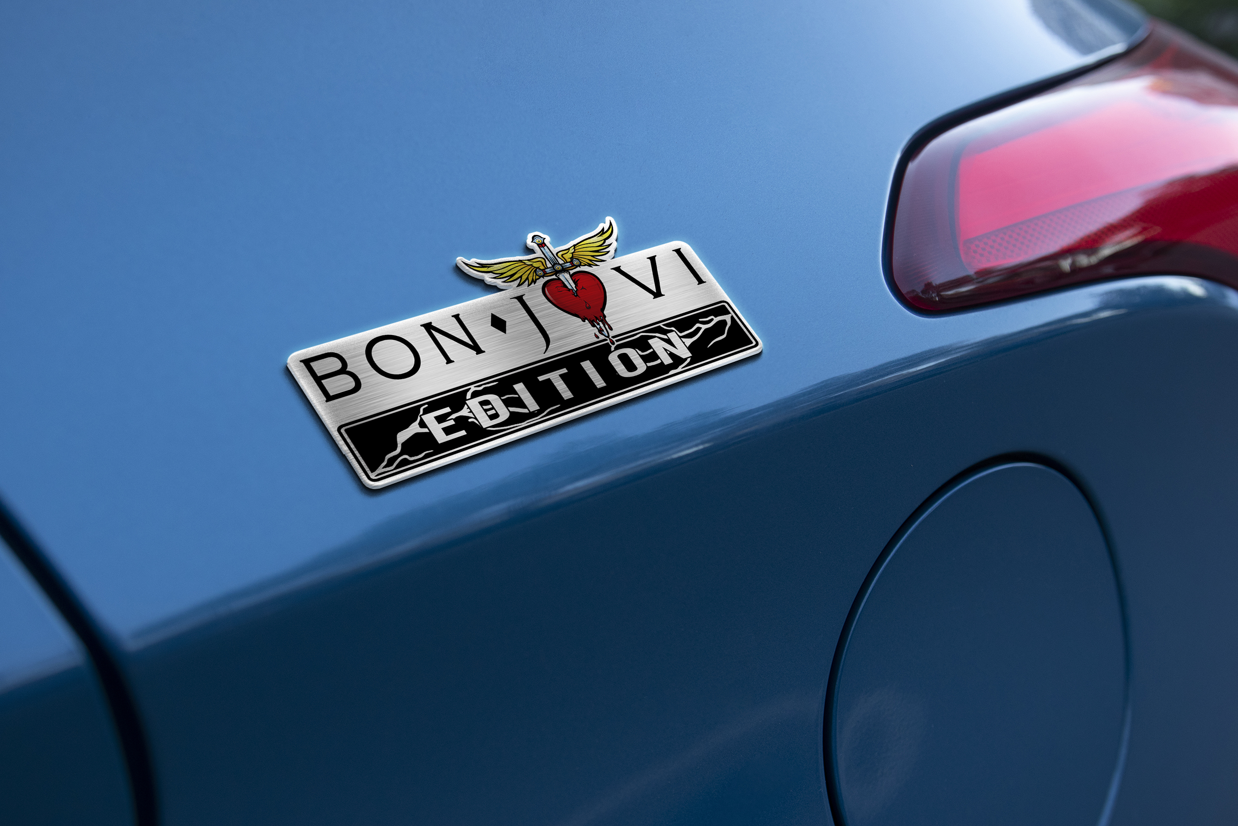Bon Jovi Edition Laser Engraved Car Name Emblem Version 2 4 Bon Jovi Edition Laser Engraved Car Name Emblem Version 2 - Image 4