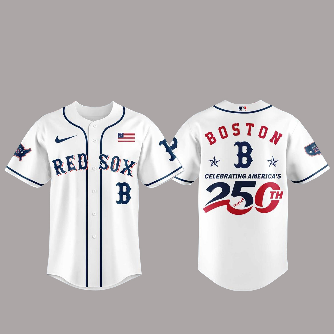 Boston Red Sox America 250th Anniversary Of USA 2026 Baseball Jersey 1 Boston Red Sox America 250th Anniversary Of USA 2026 Baseball Jersey
