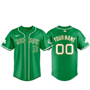 Boston Red Sox St. Patrick Day 2026 Baseball Jersey