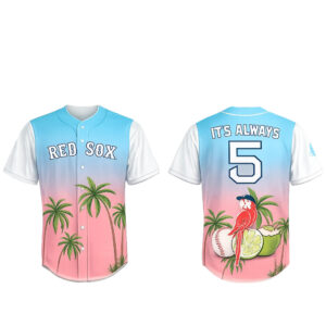 Boston Red Sox x Margaritaville Day 2026 Baseball Jersey