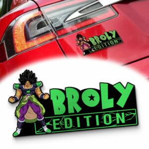 Broly Edition Laser-Engraved Car Badge