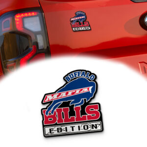 Buffalo Bills Edition Inspired Laser Engraved Car Emblem Version 2