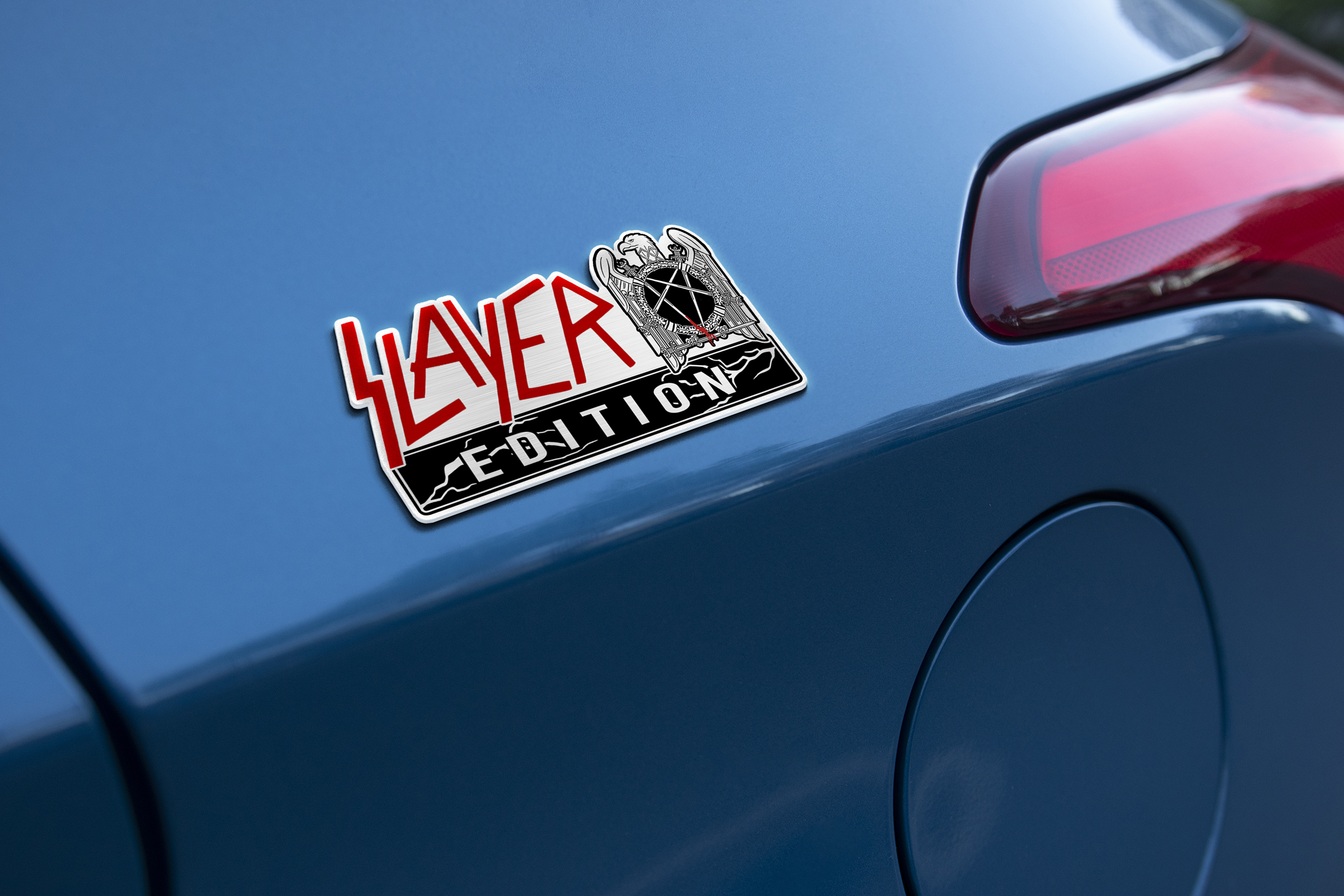 Slayer Edition Laser Engraved Car Emblem Version 2 2 Slayer Edition Laser Engraved Car Emblem Version 2 - Image 2