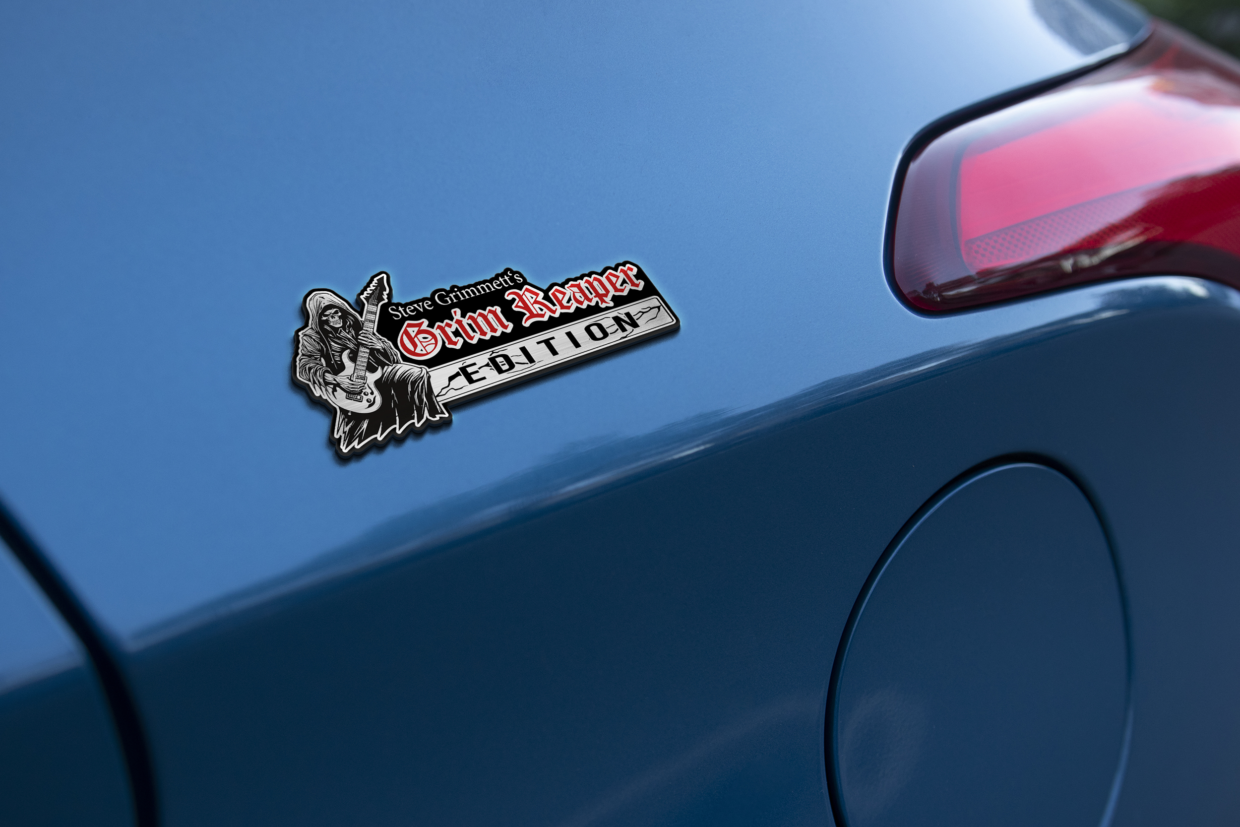 Grim Reaper Edition Custom Acrylic Car Emblem Version 2 4 Grim Reaper Edition Custom Acrylic Car Emblem Version 2 - Image 4